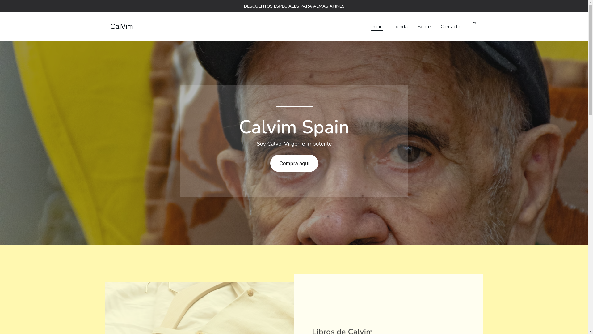 website screenshot of https://calvimspain.com/