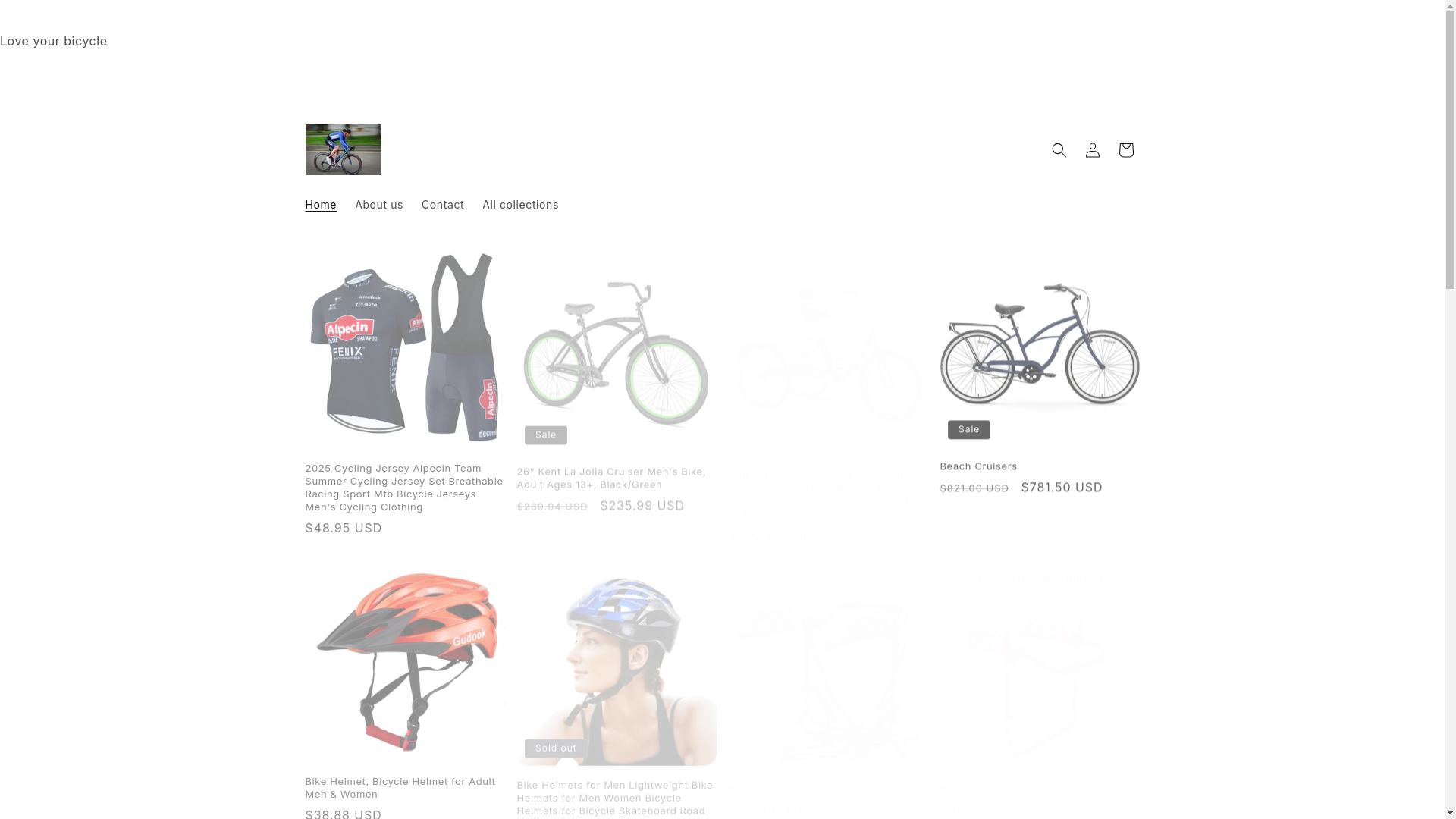 website screenshot of https://loveyourbicycle.bike/