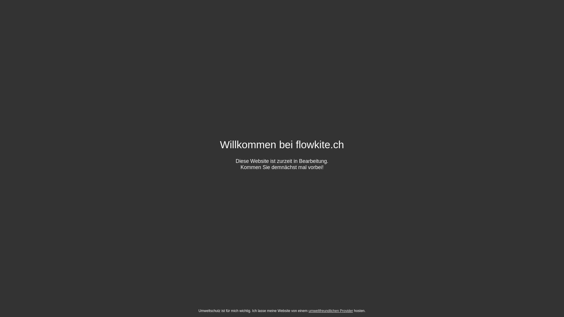 website screenshot of https://kiteflow.ch/