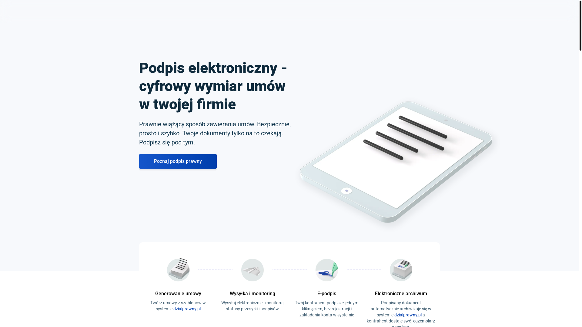 website screenshot of https://podpisprawny.pages.dev/