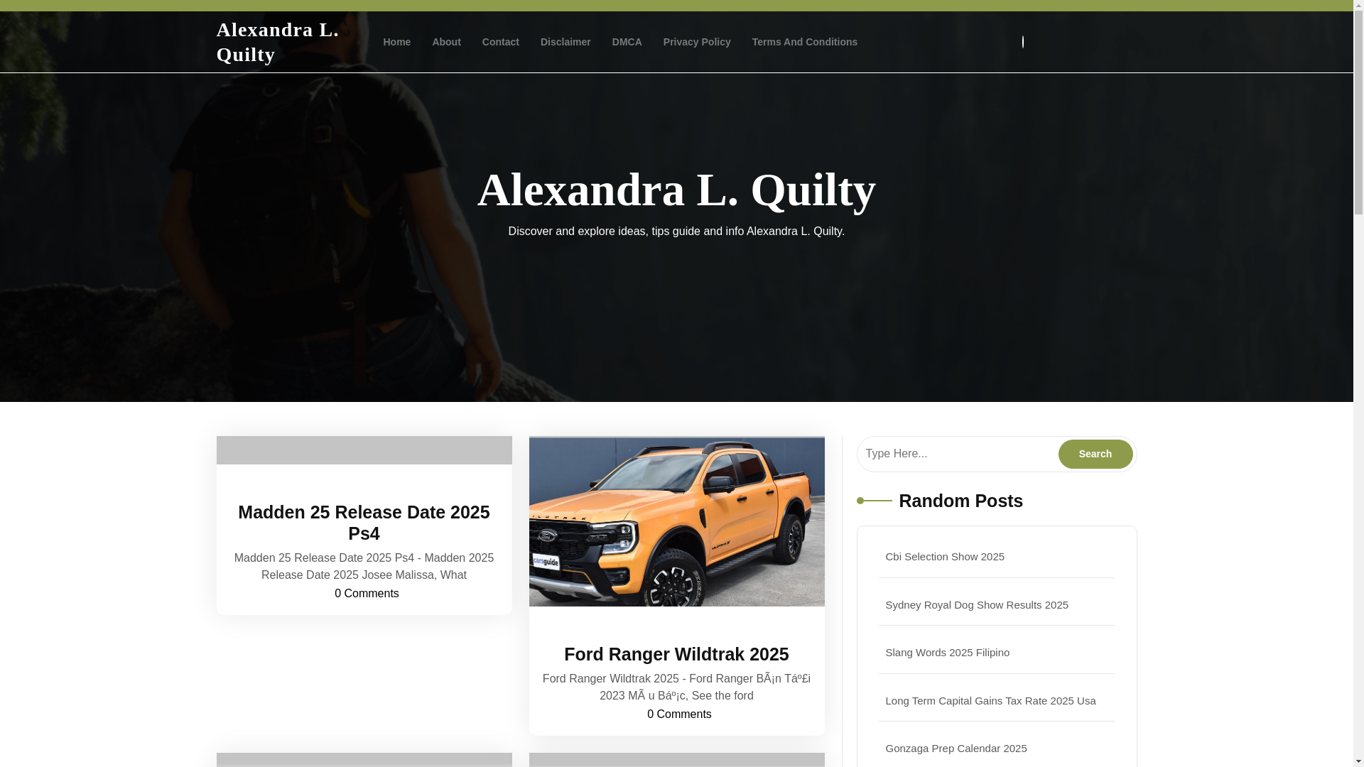website screenshot of https://alexandralquilty.pages.dev/