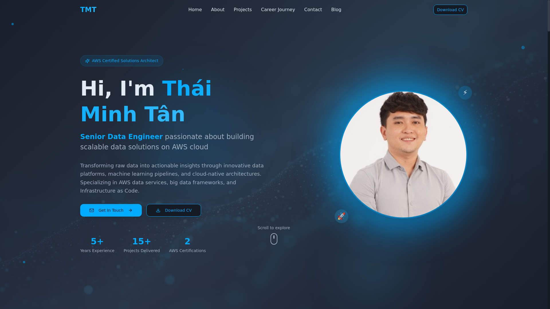 website screenshot of https://tantm-github-io.pages.dev/