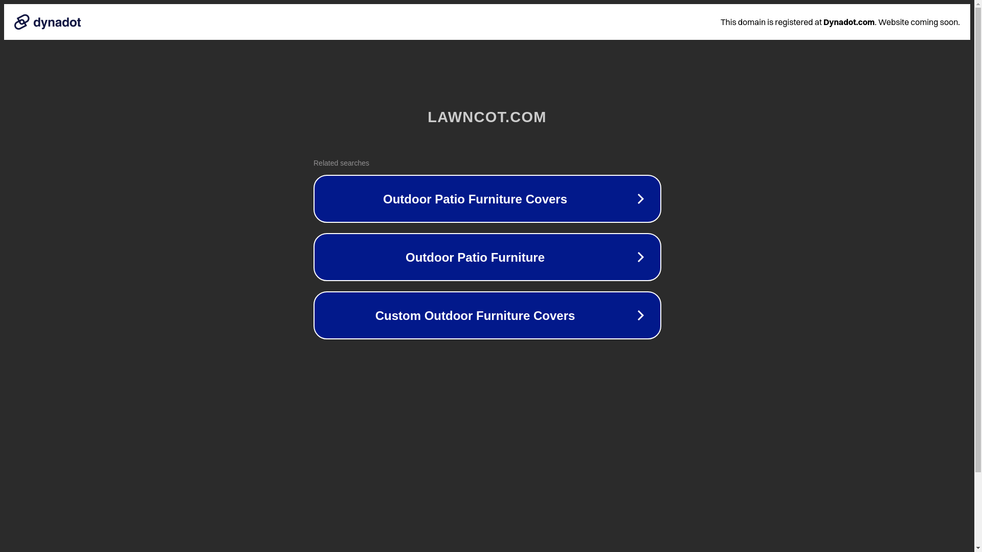 website screenshot of https://lawncot.com/