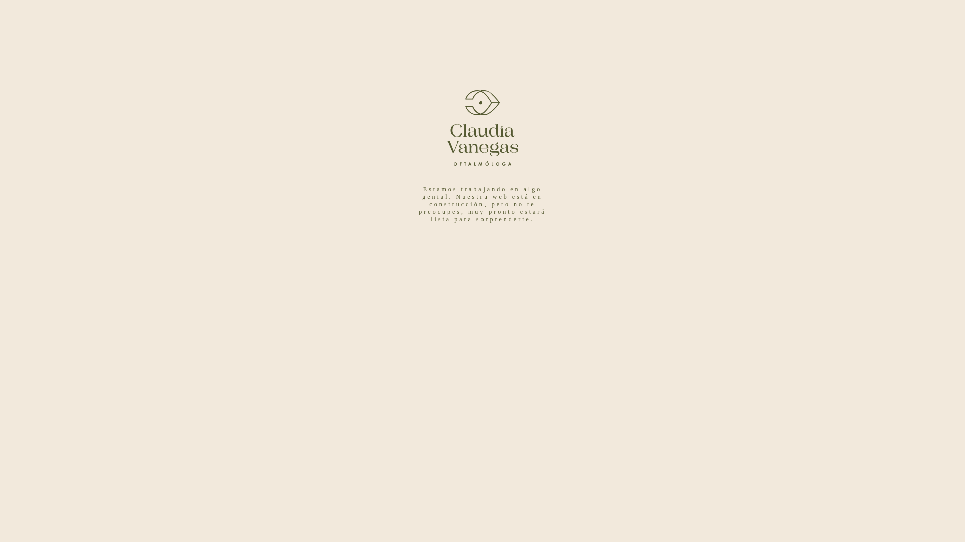website screenshot of https://claudiavanegas.co/
