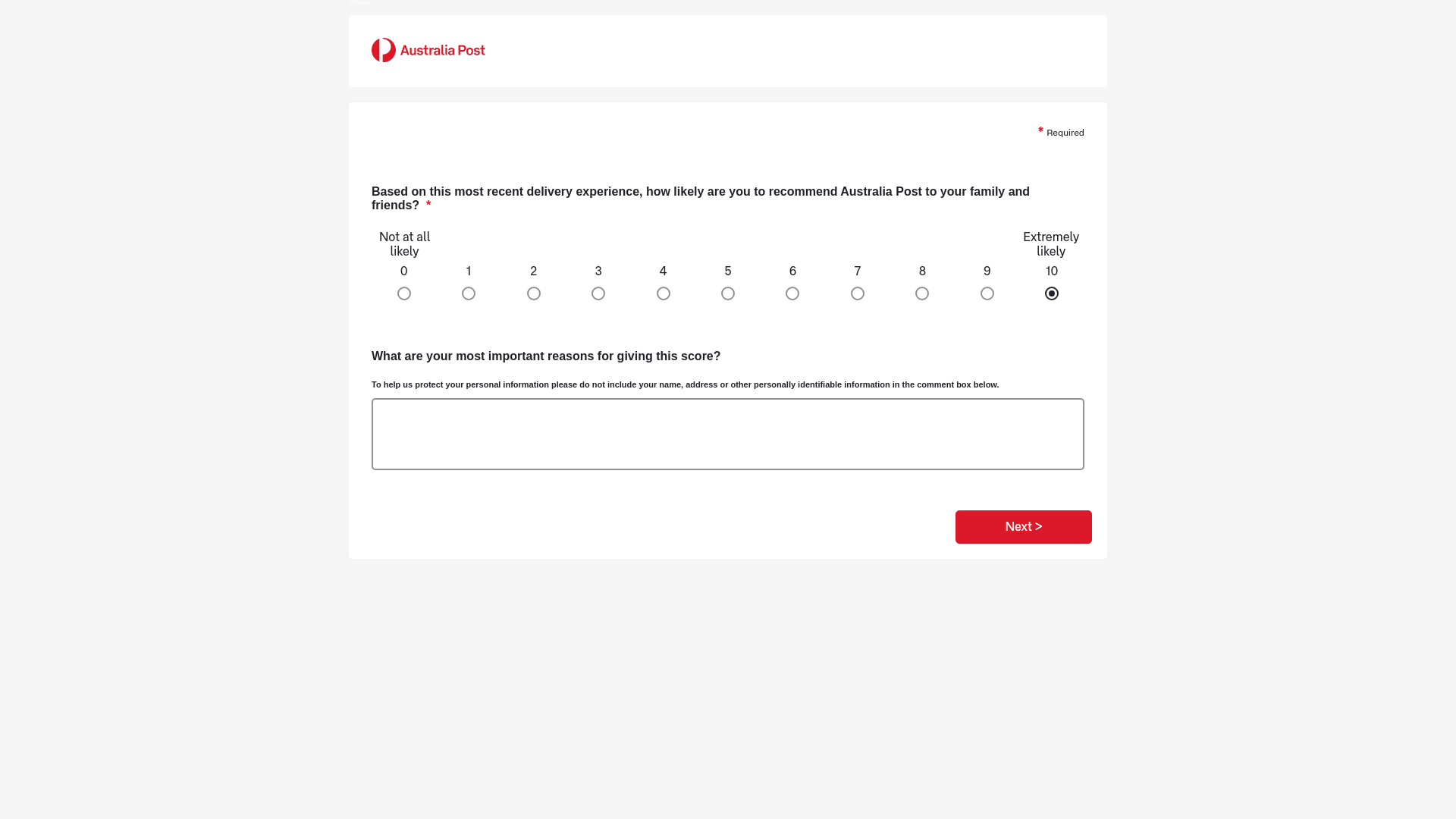 website screenshot of https://click.notifications.auspost.com.au/u/?qs=4c49963d83cc5d415f2d60e03e6551810f5524966007184b21da513949691a0b1f370c7267e7f72477eb2a7db9626173525ecf67a56e542f0fc5dd5c0fcc3a41