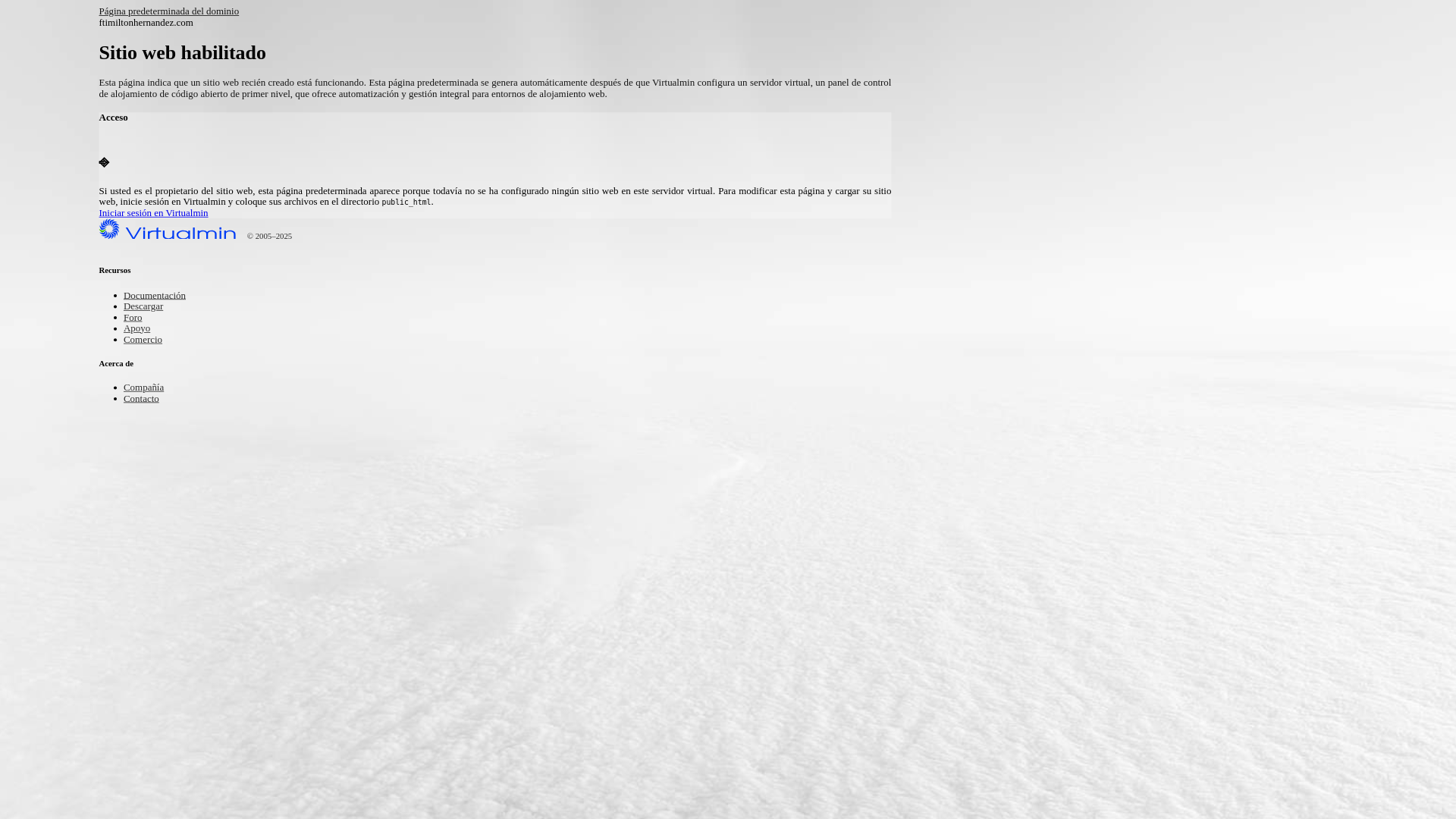 website screenshot of https://ftimiltonhernandez.com/