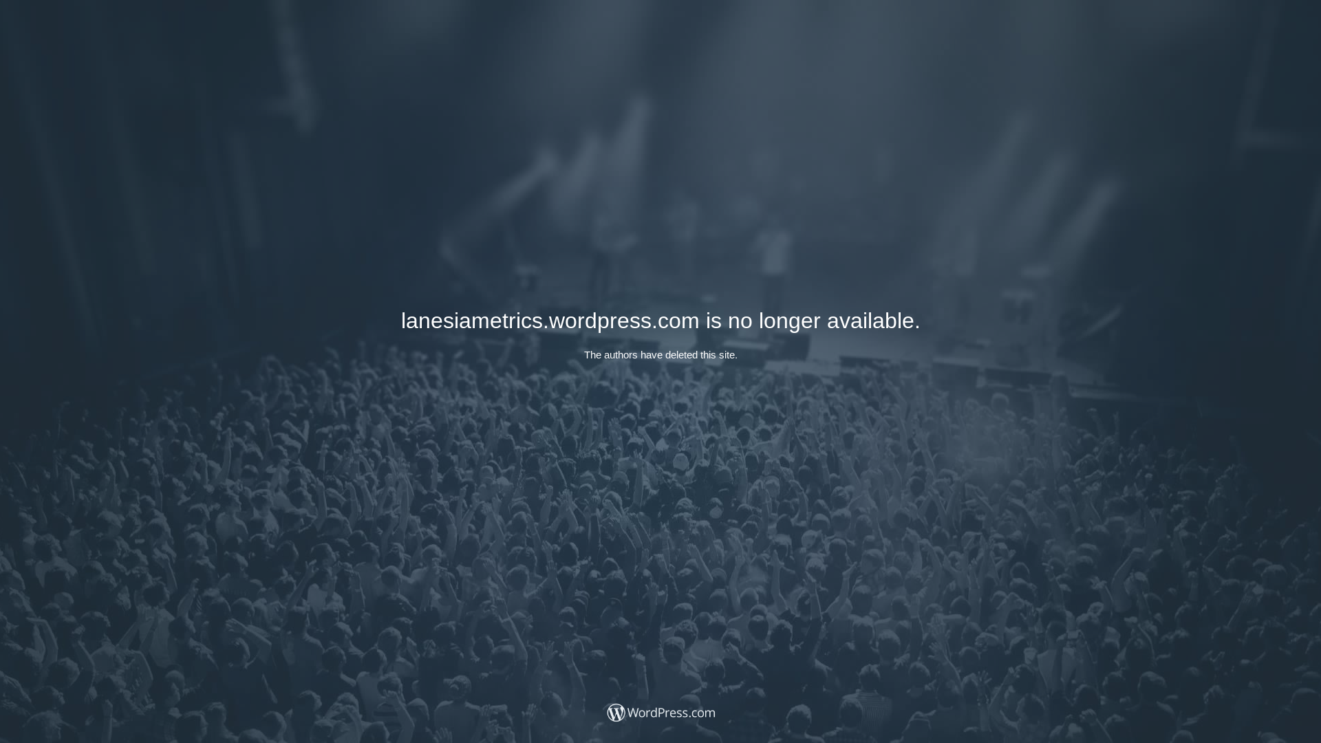 website screenshot of https://lanesiametrics.blog/