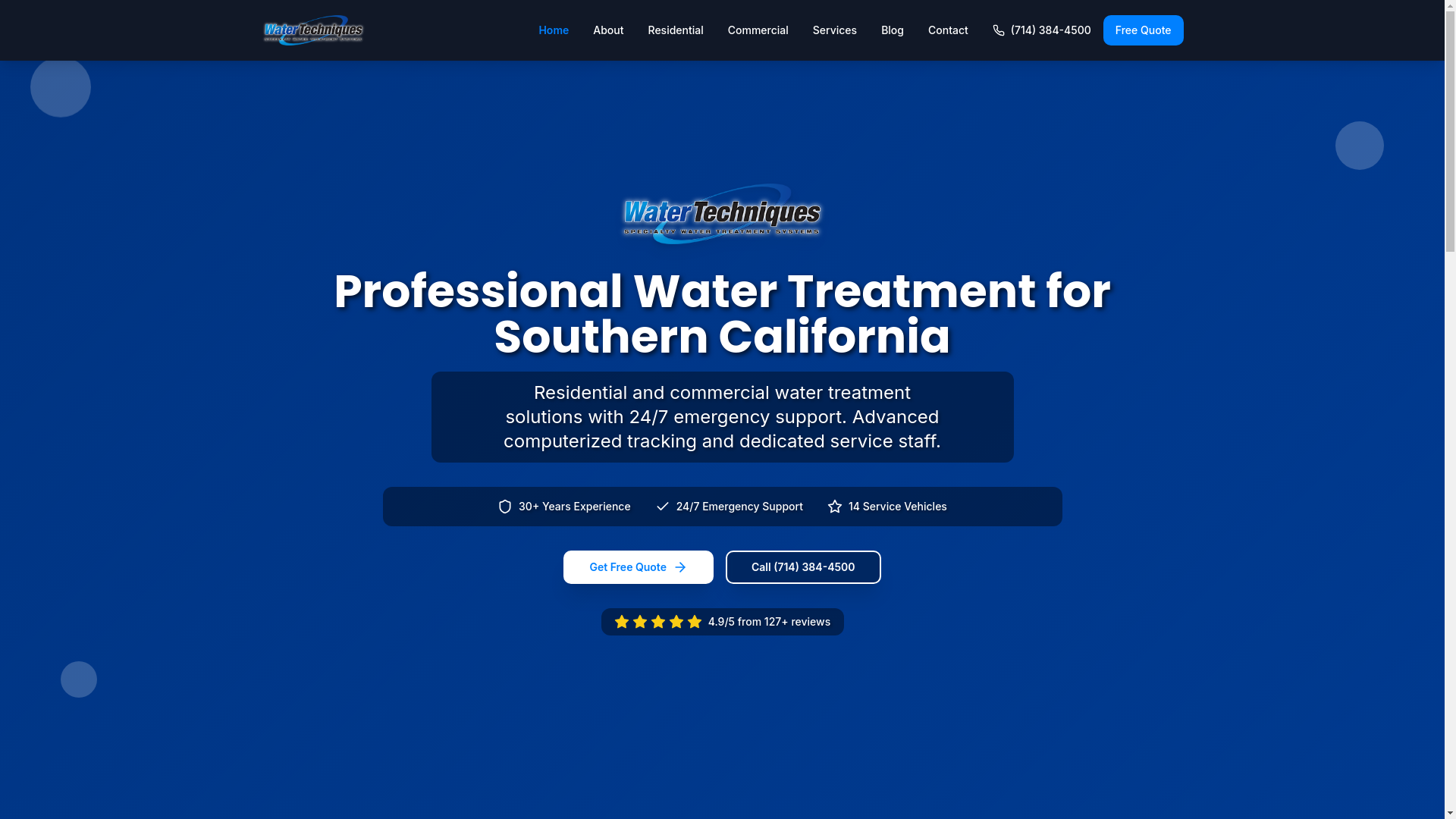 website screenshot of https://watertechniques-com.pages.dev/