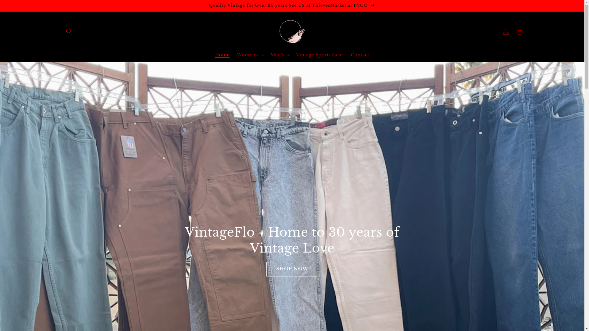 website screenshot of https://vintagefloaz.com/