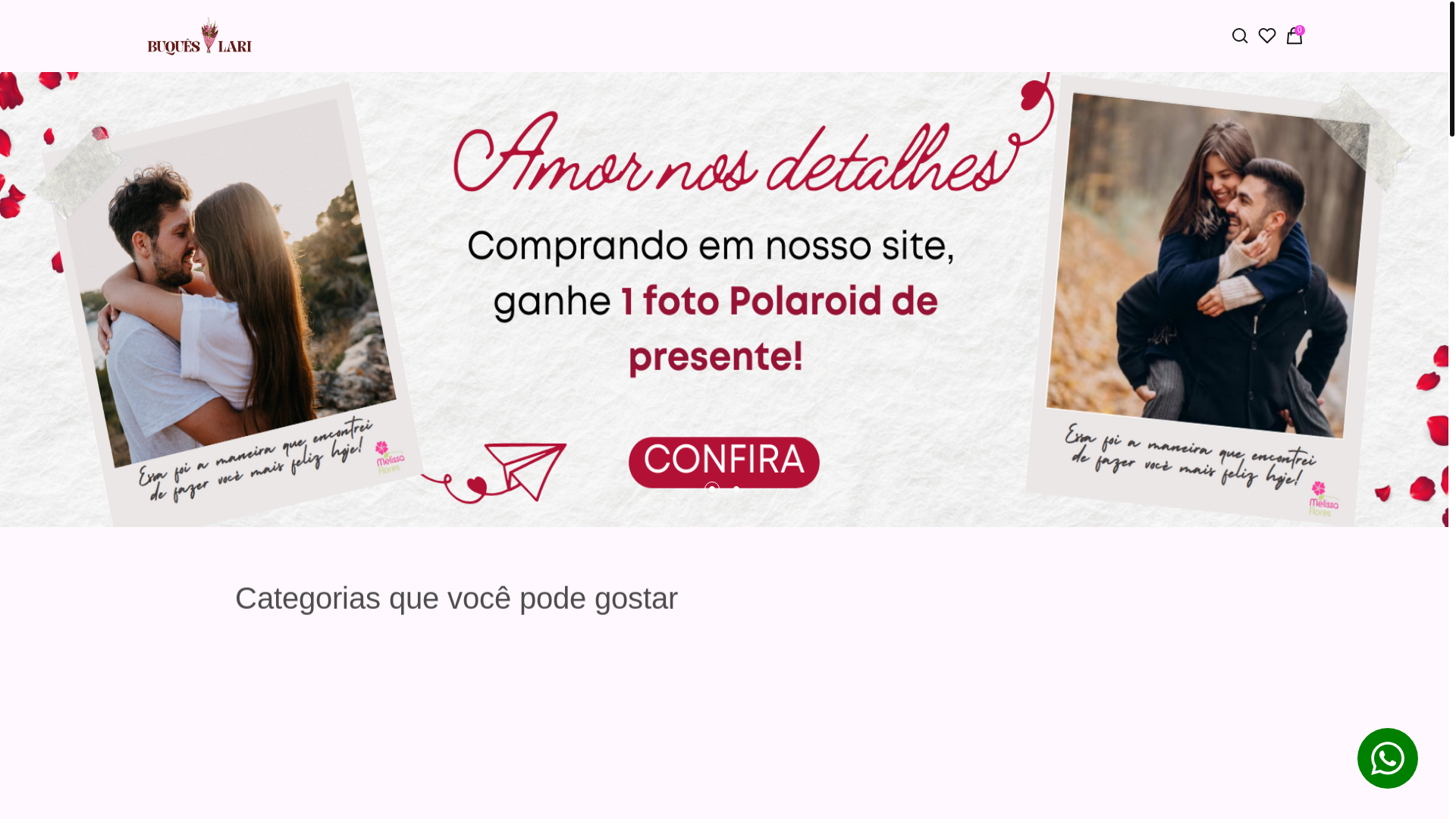 website screenshot of https://buquesdalari.com.br/