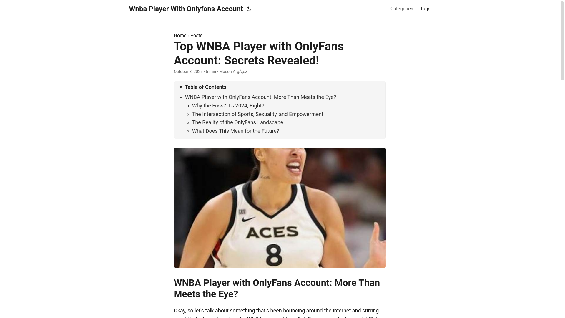 website screenshot of https://wnba-player-with-onlyfans-account.pages.dev/