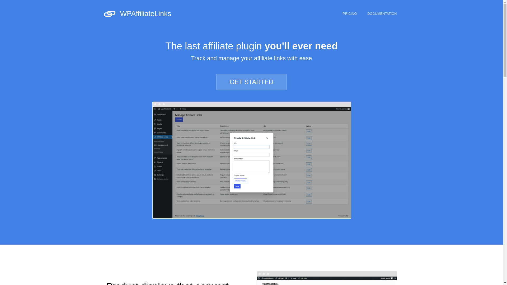 website screenshot of https://wpaffiliatelinks-com.pages.dev/