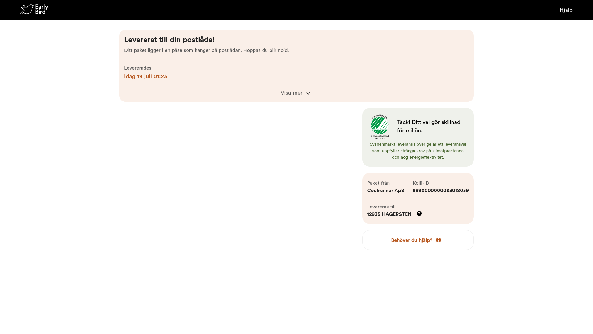 website screenshot of https://track.earlybird.se/?a=9990000000083018039&b=BFFe