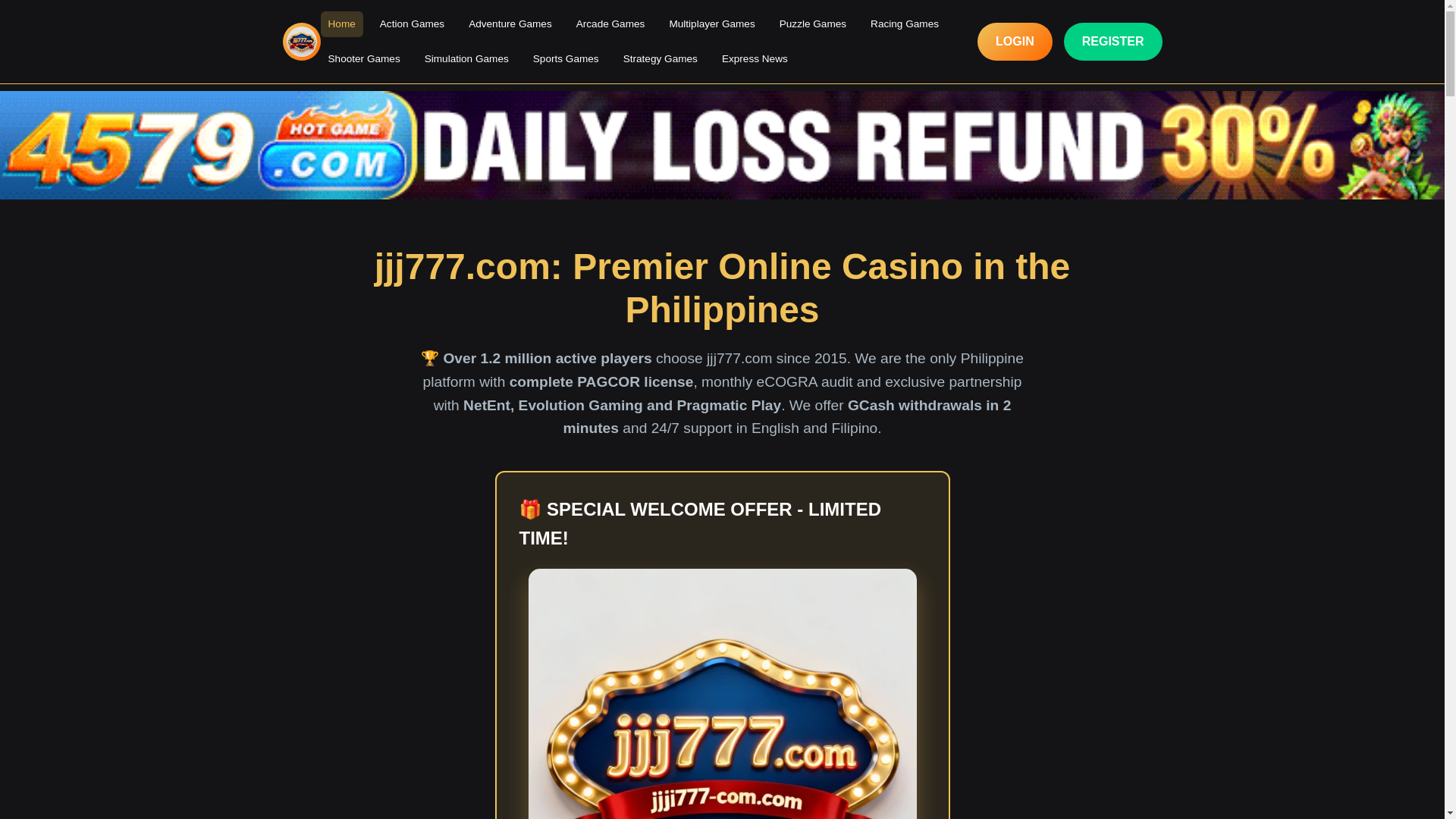 website screenshot of https://jjj777-com.com/