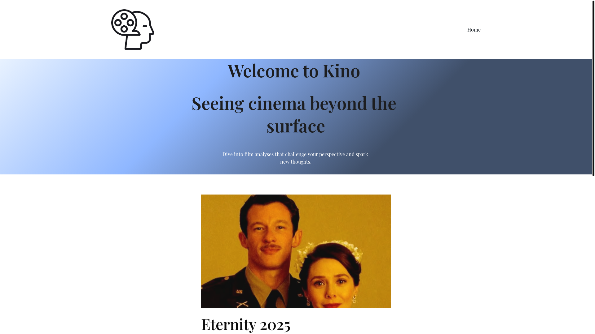 website screenshot of https://kinoreview.me/