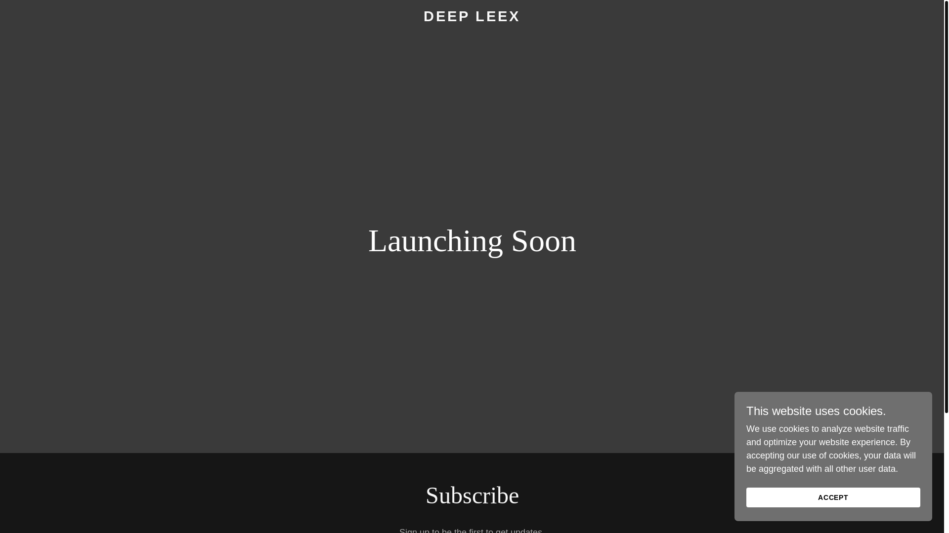 website screenshot of https://deepleex.ai/