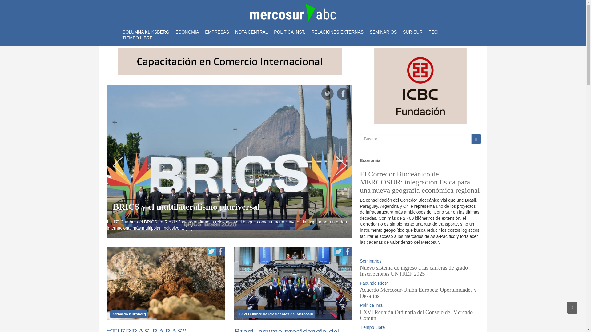 website screenshot of https://mercosurabc.com/