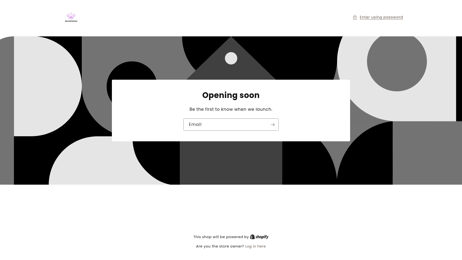 website screenshot of https://dermavolume.store/