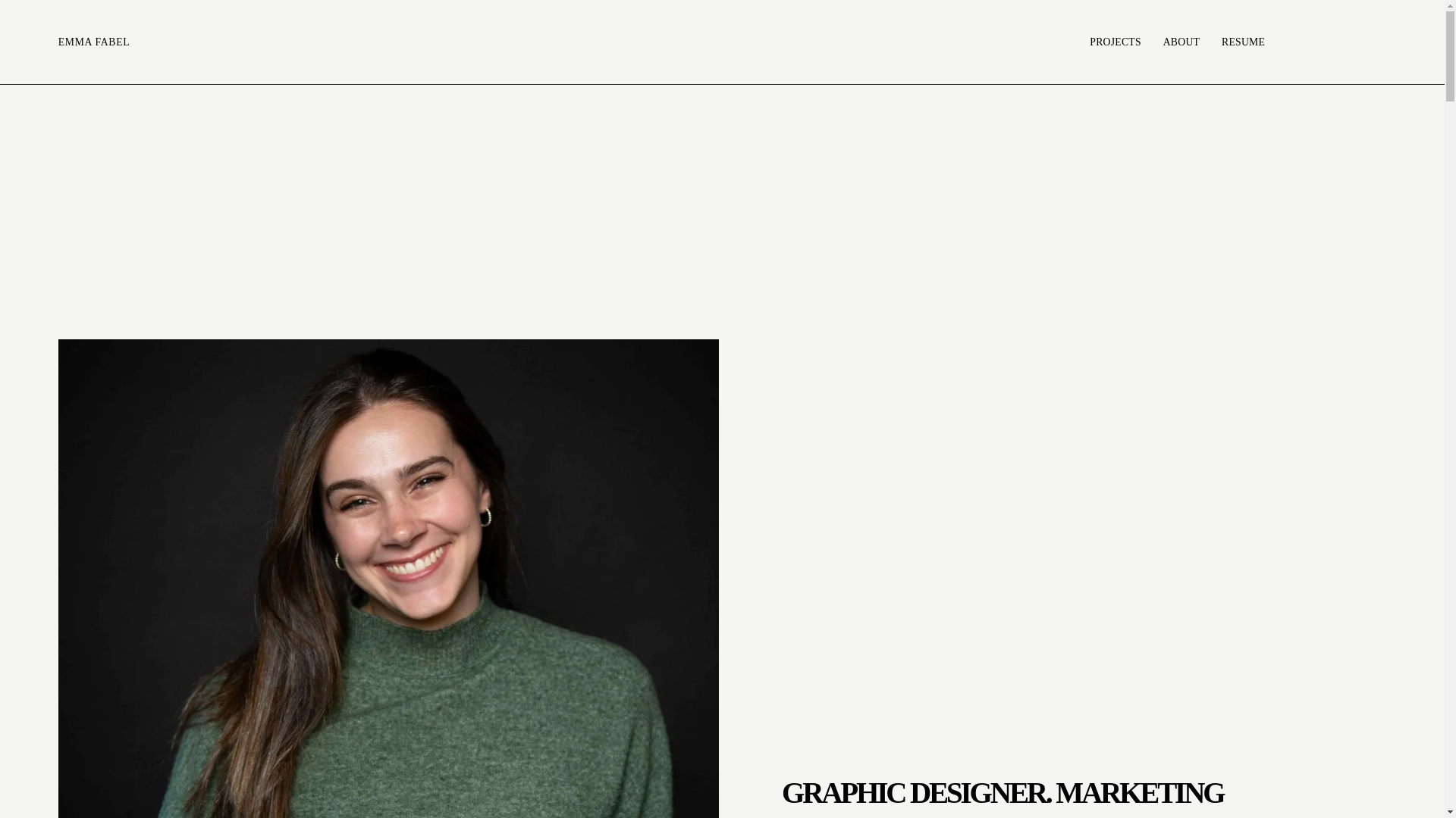website screenshot of https://emmafabel.com/