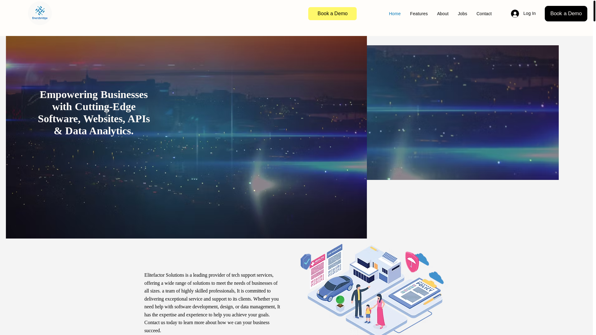 website screenshot of https://elitefactor.in/