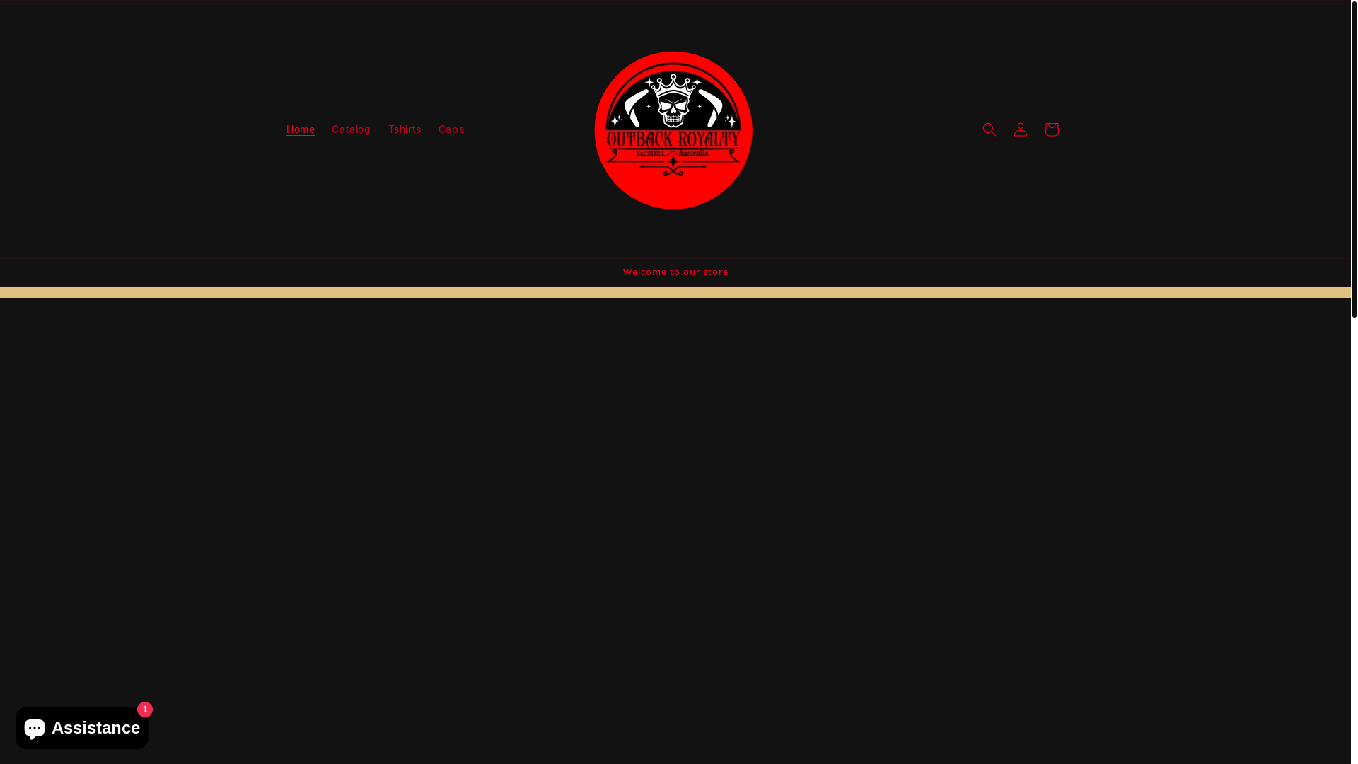 website screenshot of https://outbackroyalty.com/