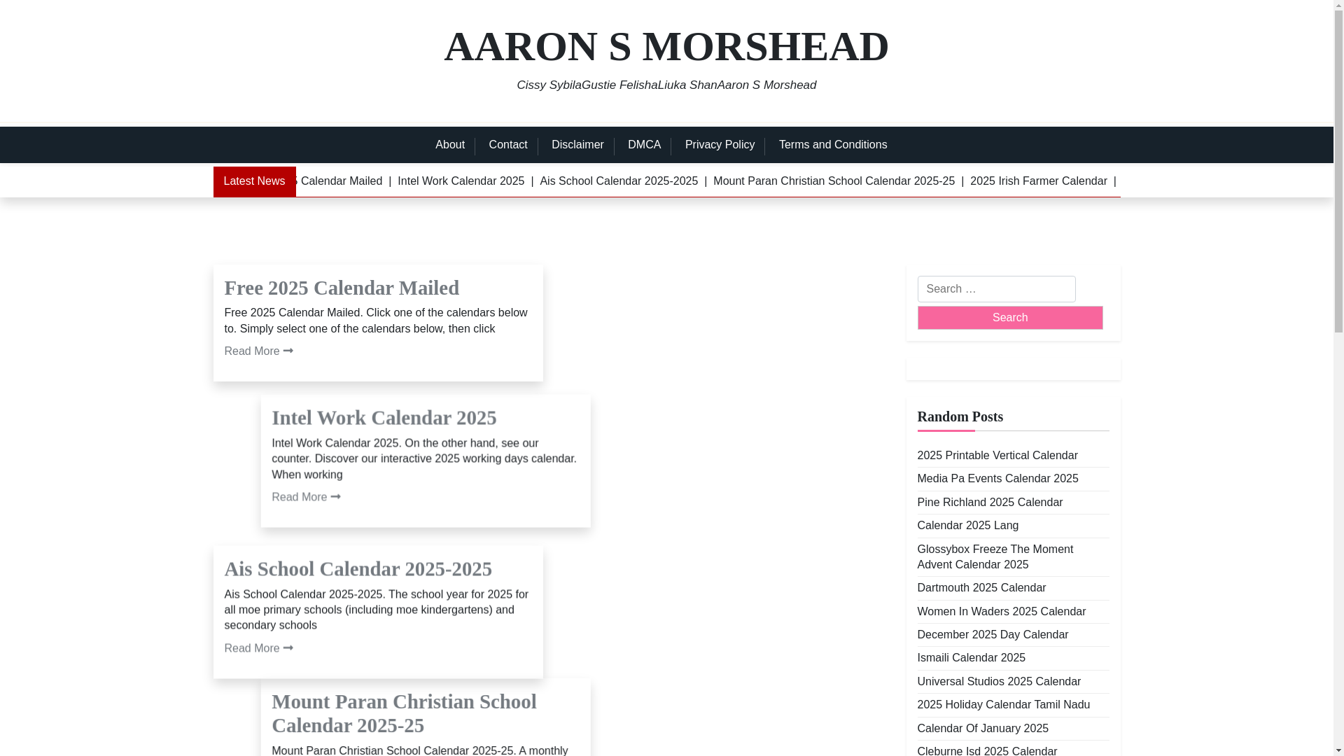 website screenshot of https://aaronsmorshead.pages.dev/