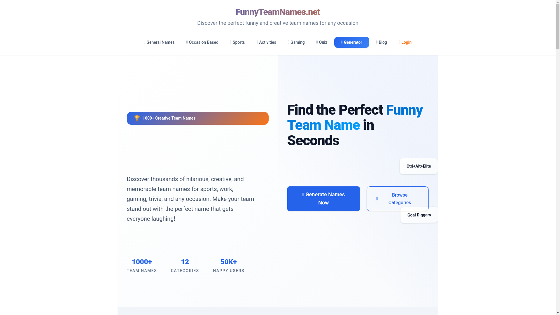 website screenshot of https://funnyteamnames-net.pages.dev/