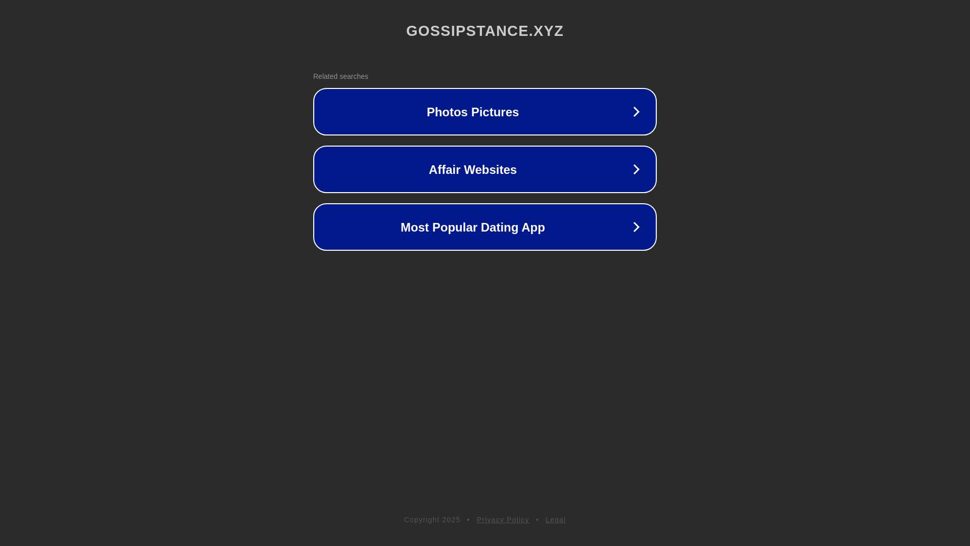 website screenshot of https://gossipstance.xyz/