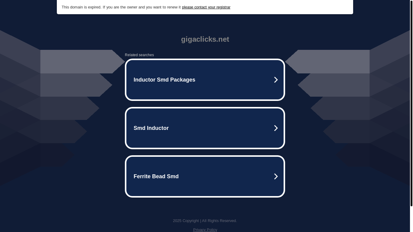website screenshot of https://gigaclicks.net/