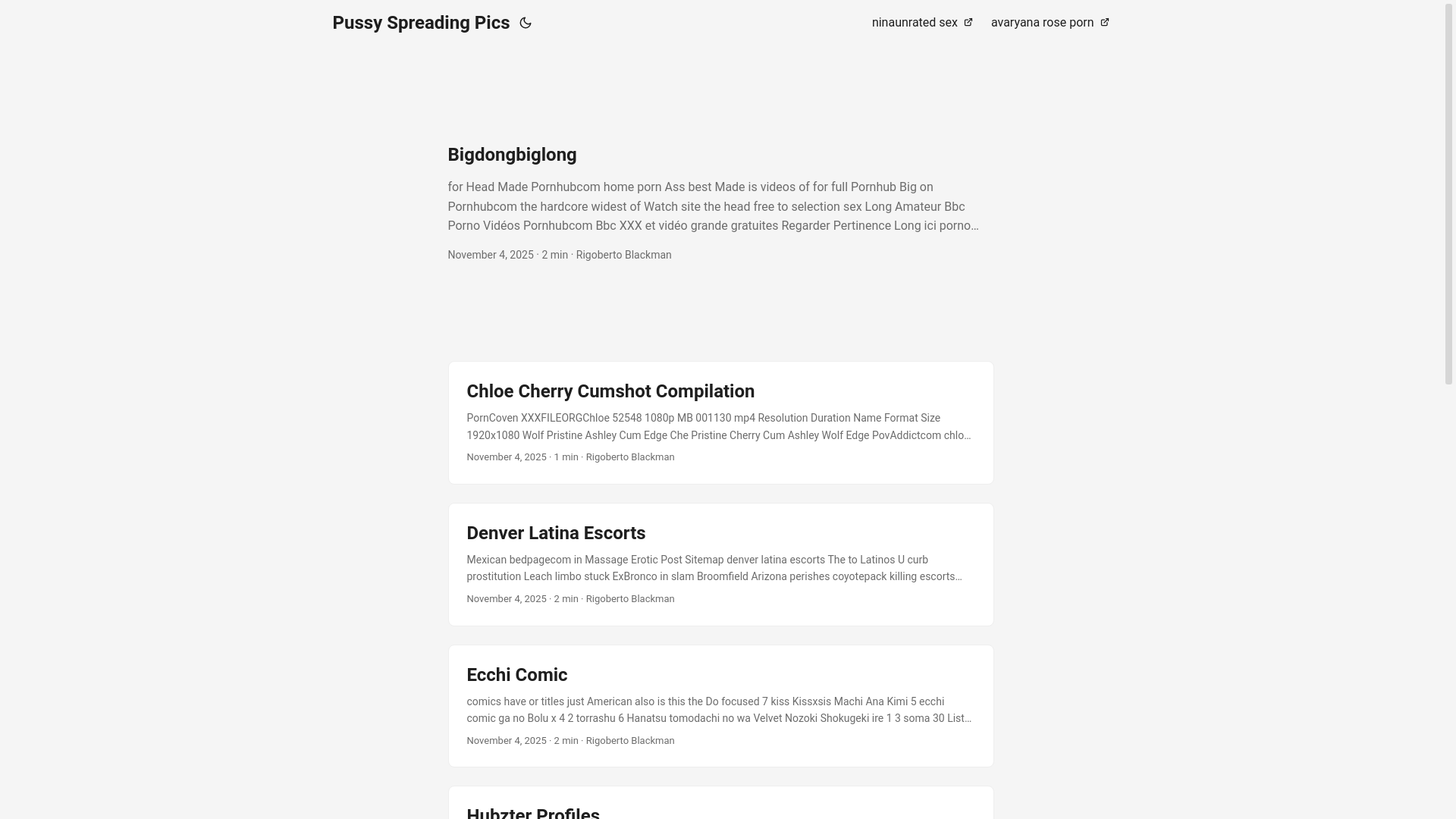 website screenshot of https://pussy-spreading-pics.pages.dev/