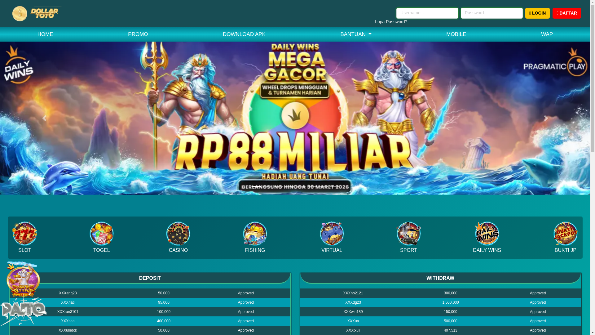 website screenshot of https://jackdolar.com/