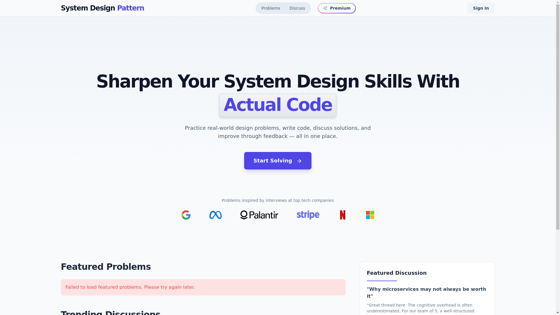website screenshot of https://system-design-pattern.pages.dev/