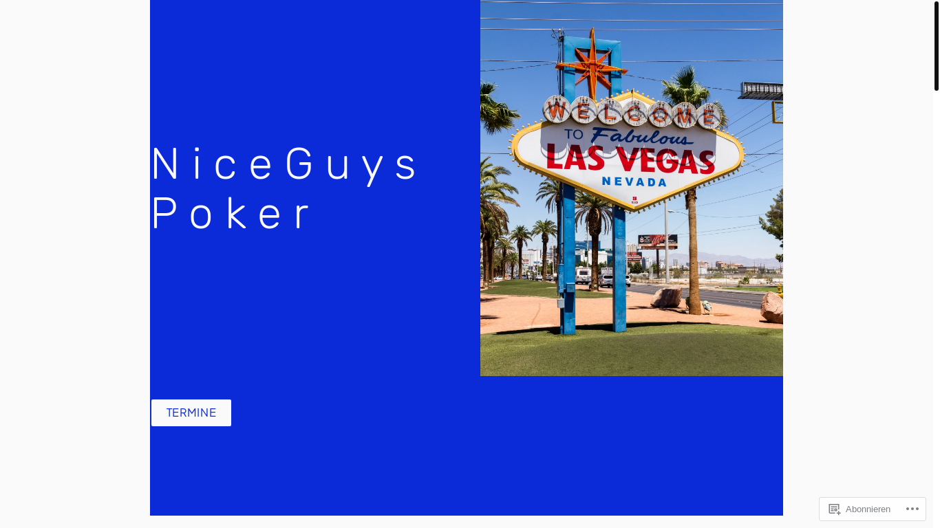 website screenshot of https://niceguyspoker.de/