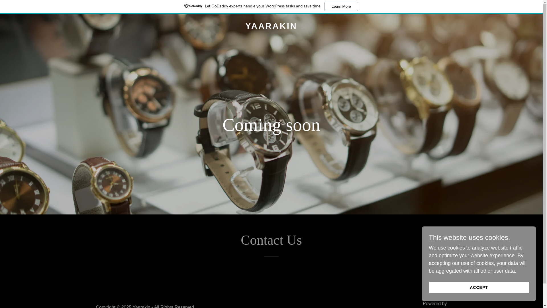 website screenshot of https://yaarakin.com/