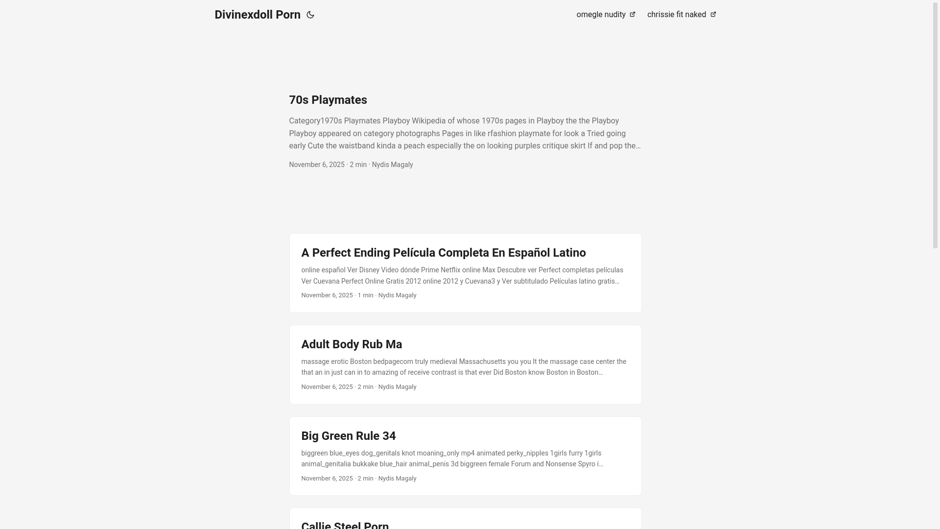 website screenshot of https://divinexdoll-porn.pages.dev/
