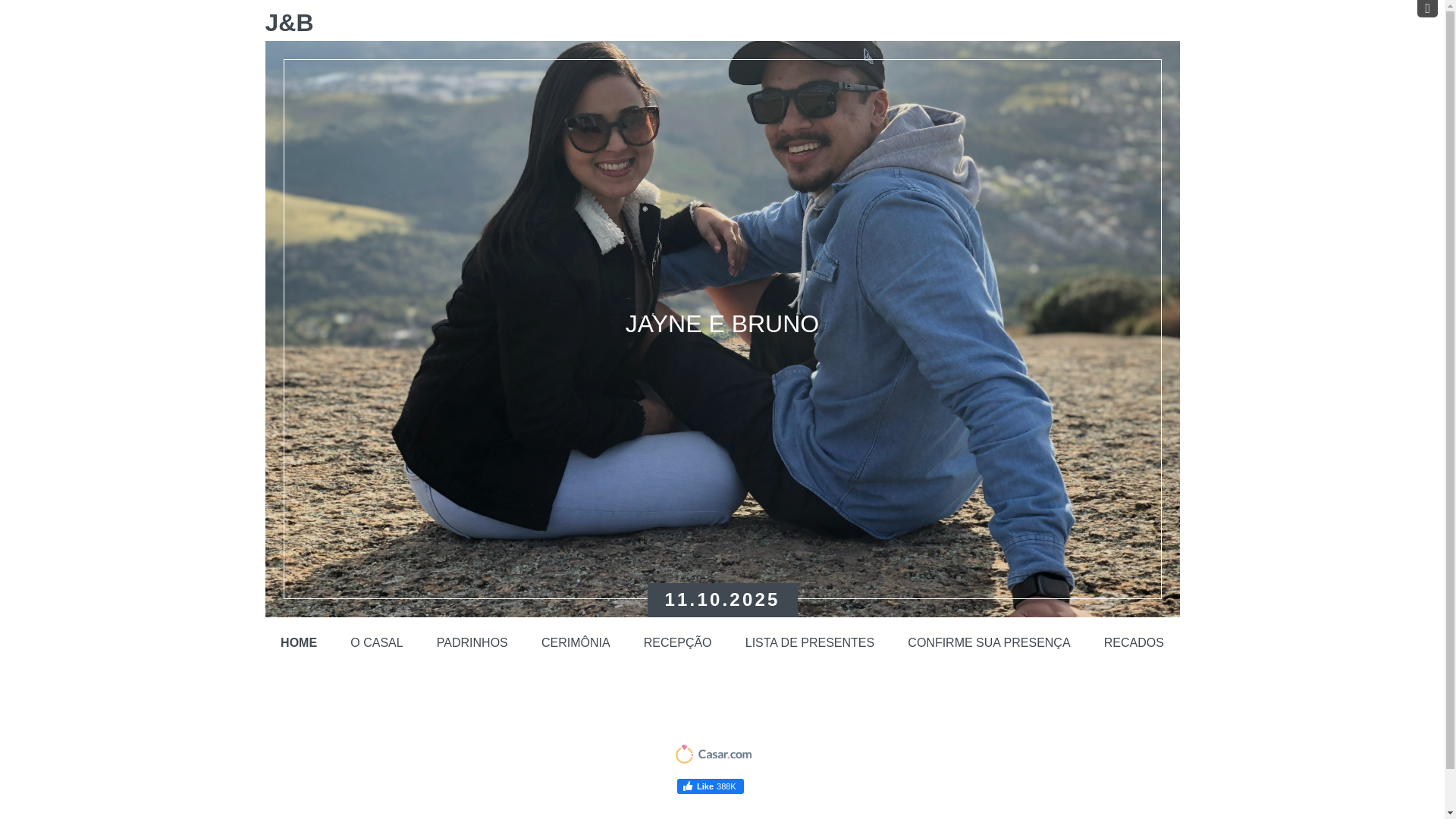 website screenshot of https://jayne-e-bruno.com.br/