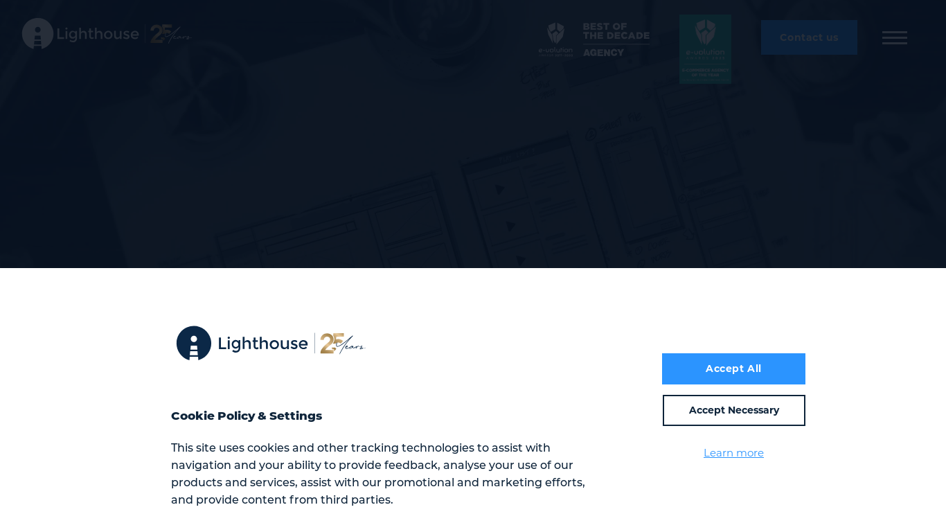 website screenshot of https://www.lighthouse.gr/