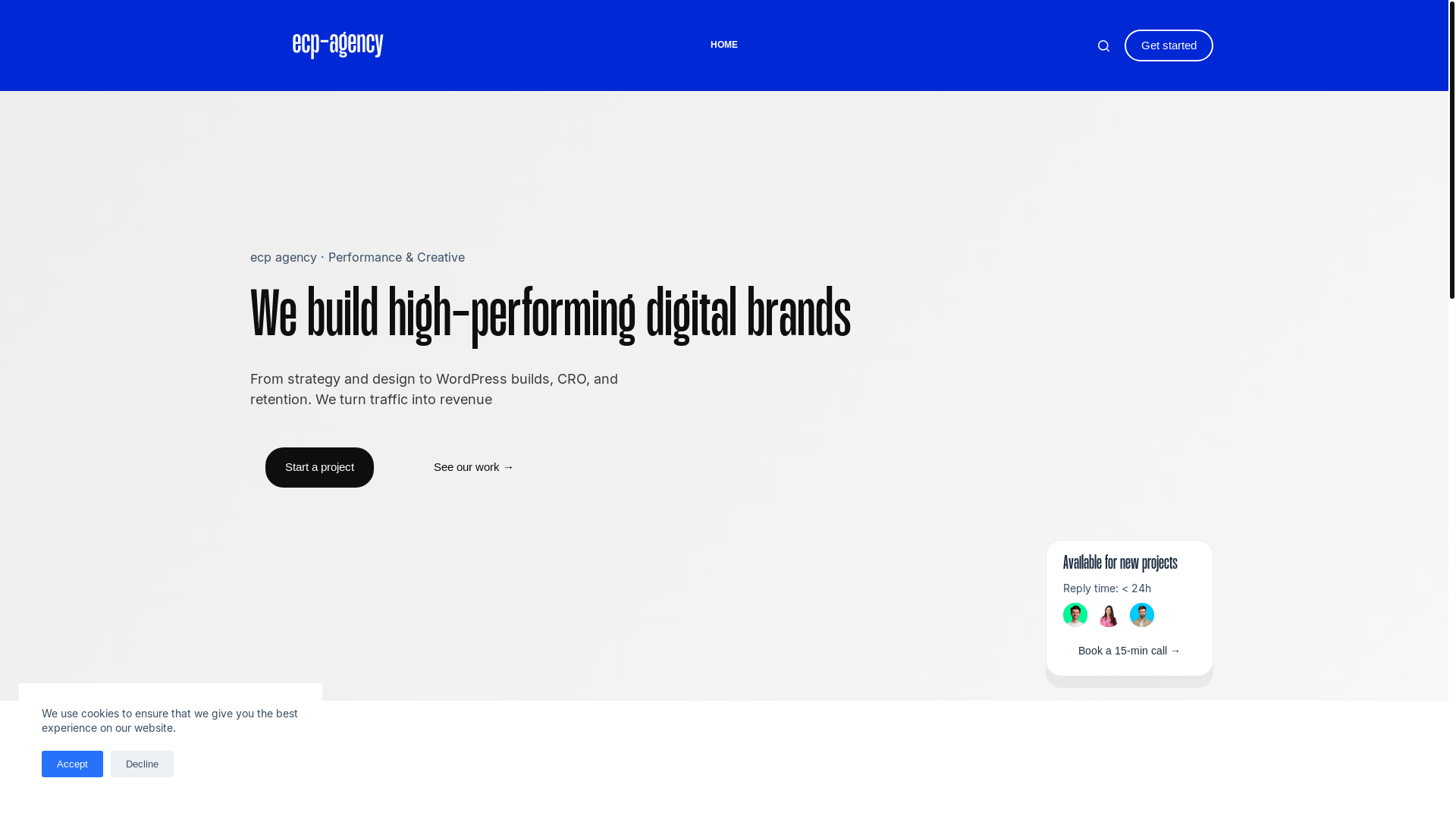 website screenshot of https://devynx.com/