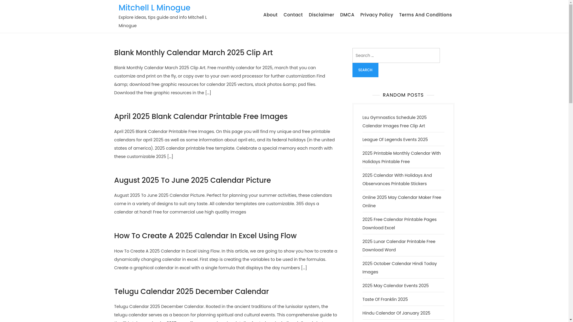 website screenshot of https://mitchelllminogue.pages.dev/