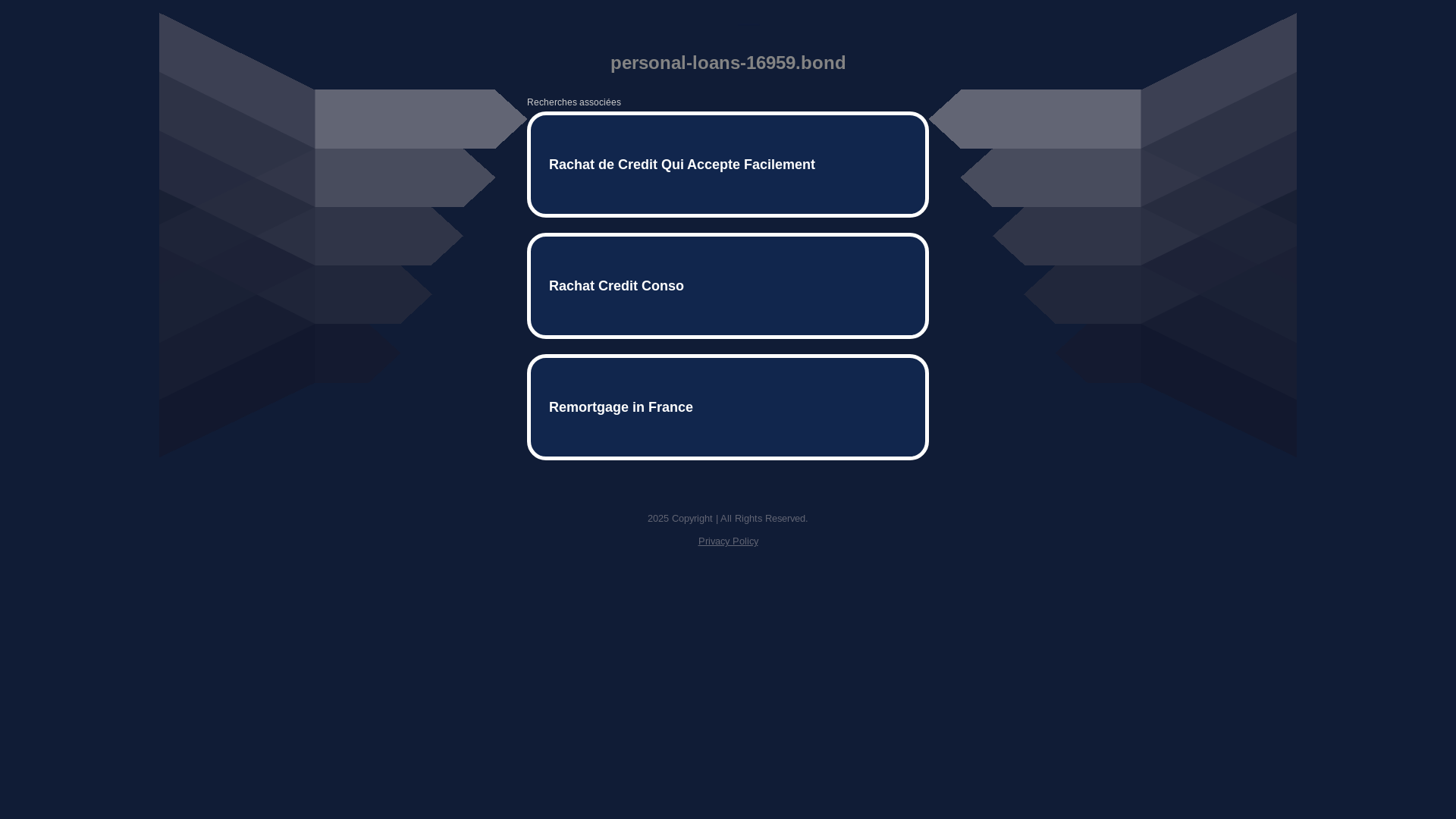 website screenshot of https://personal-loans-16959.bond/