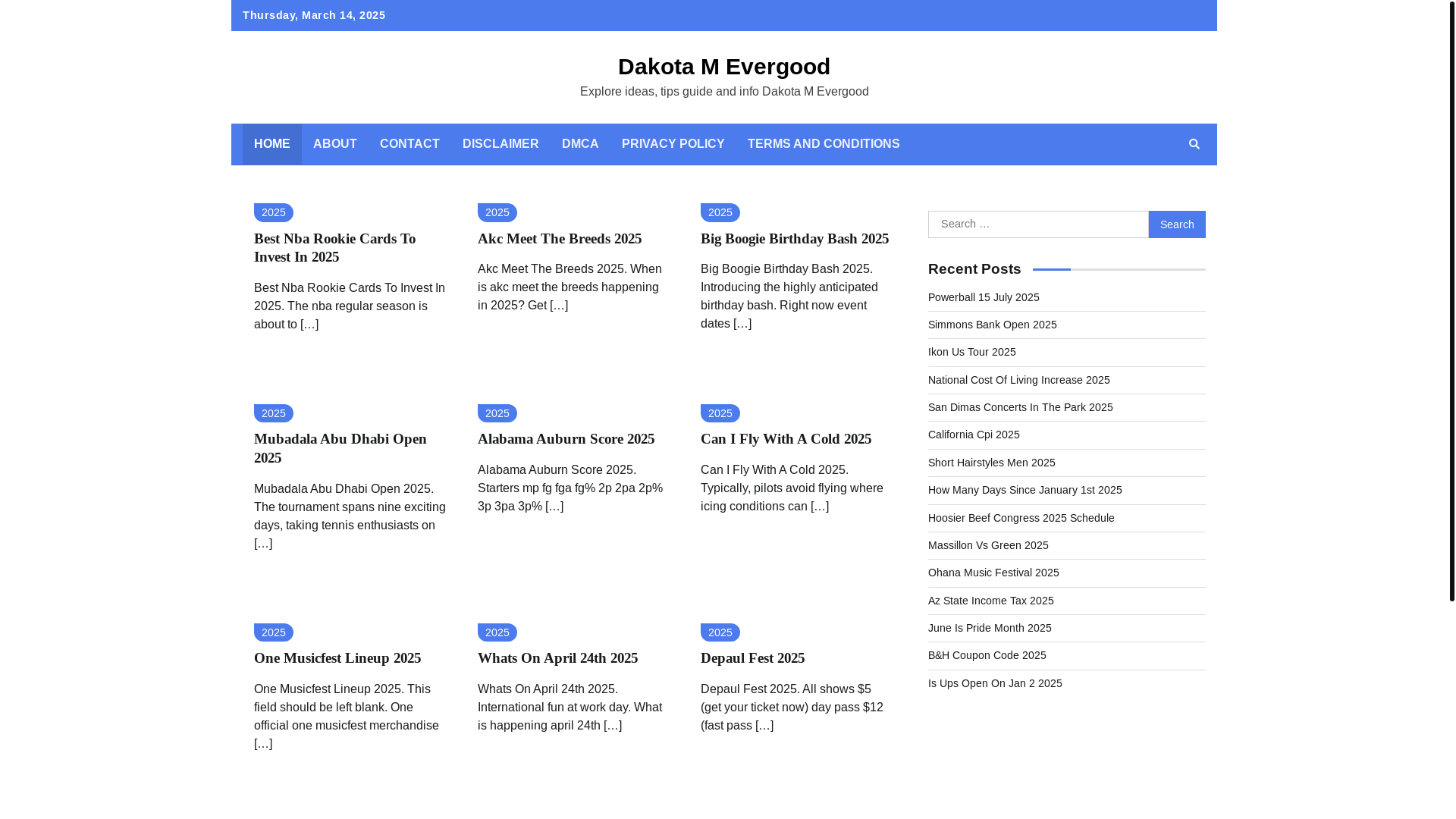 website screenshot of https://dakotamevergood.pages.dev/