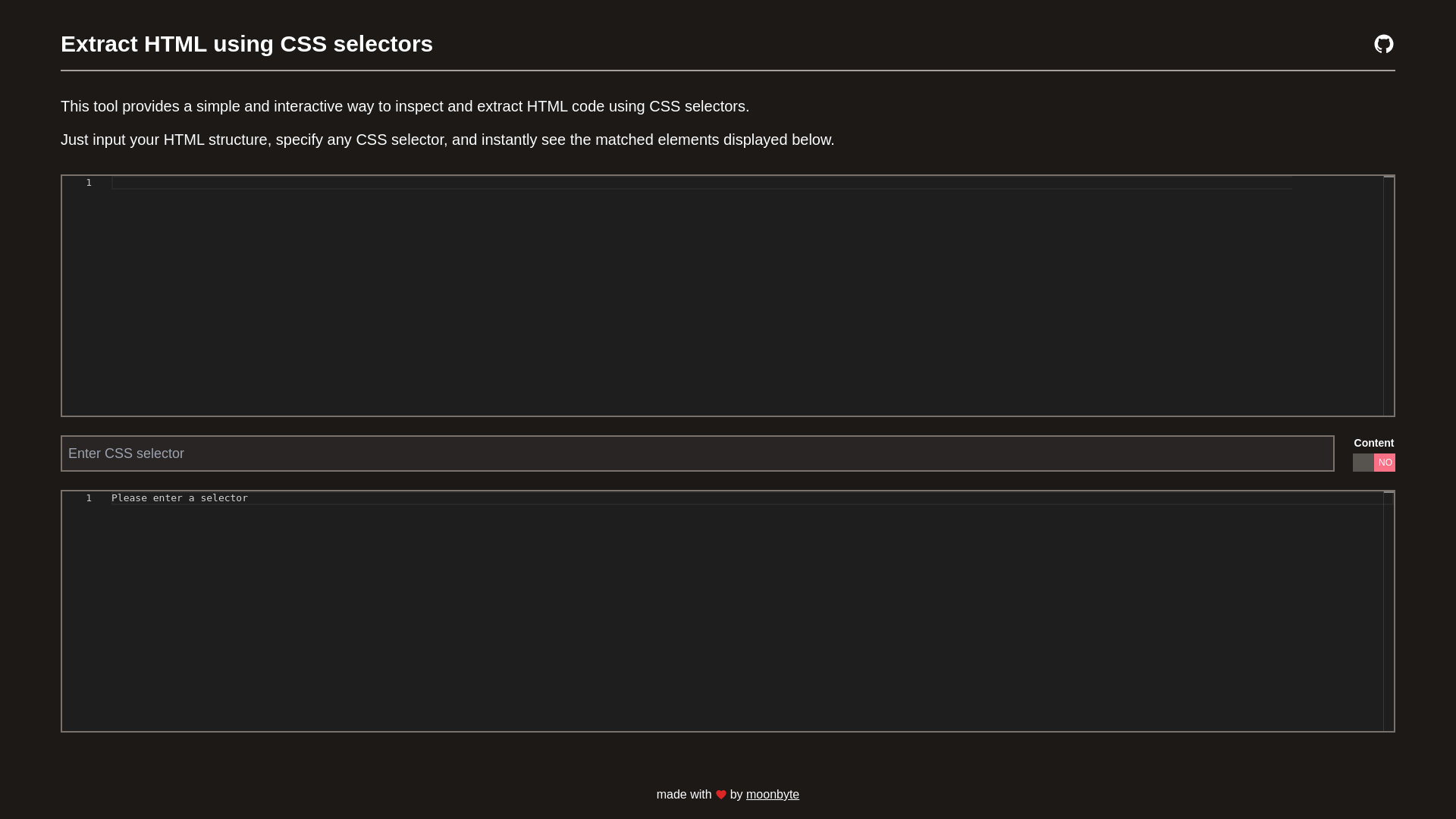 website screenshot of https://extracthtml.pages.dev/