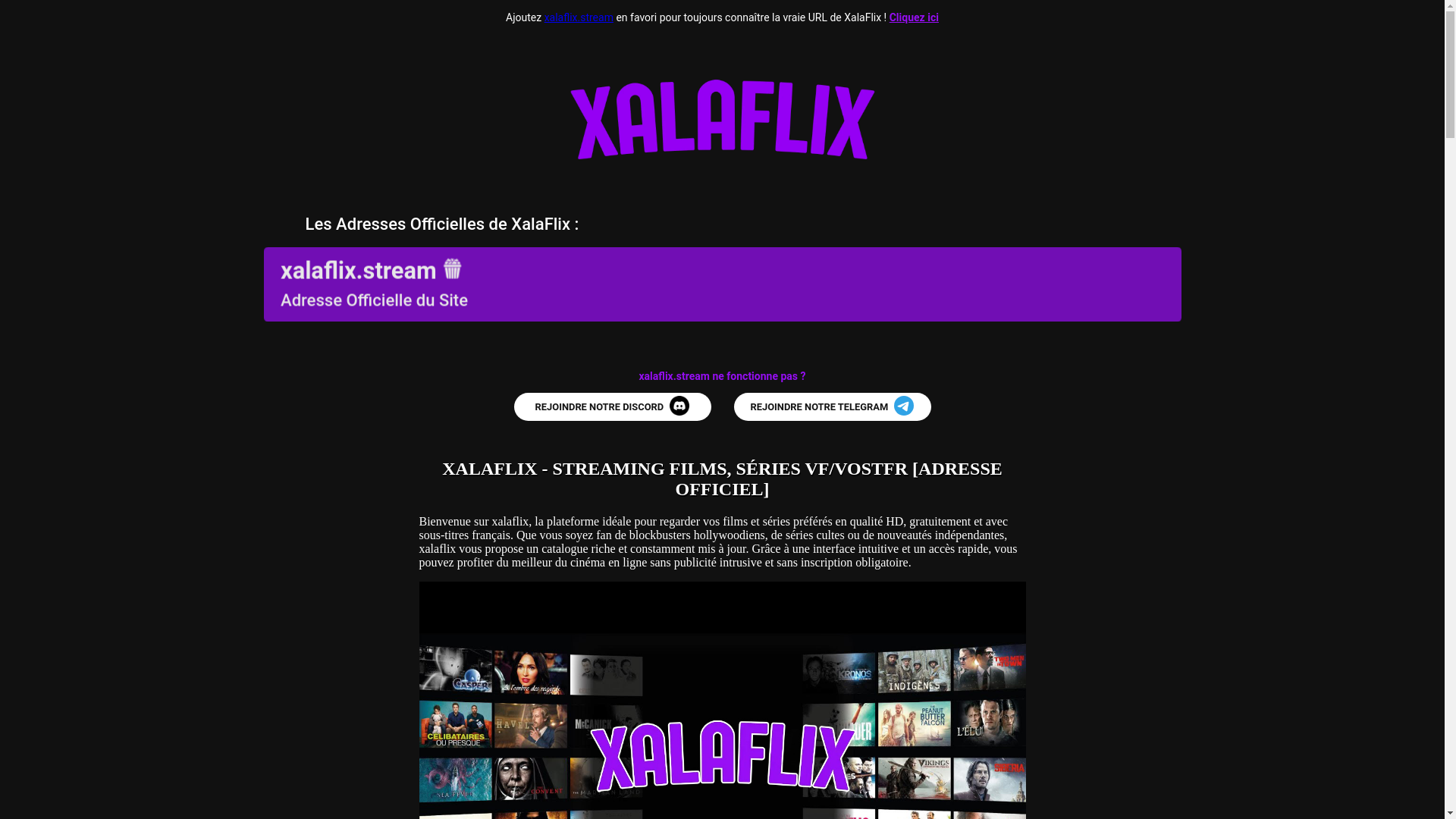 website screenshot of https://xalaflix.bar/