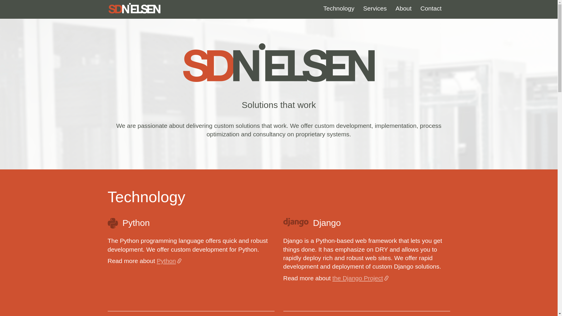 website screenshot of https://sdnielsen-static.pages.dev/