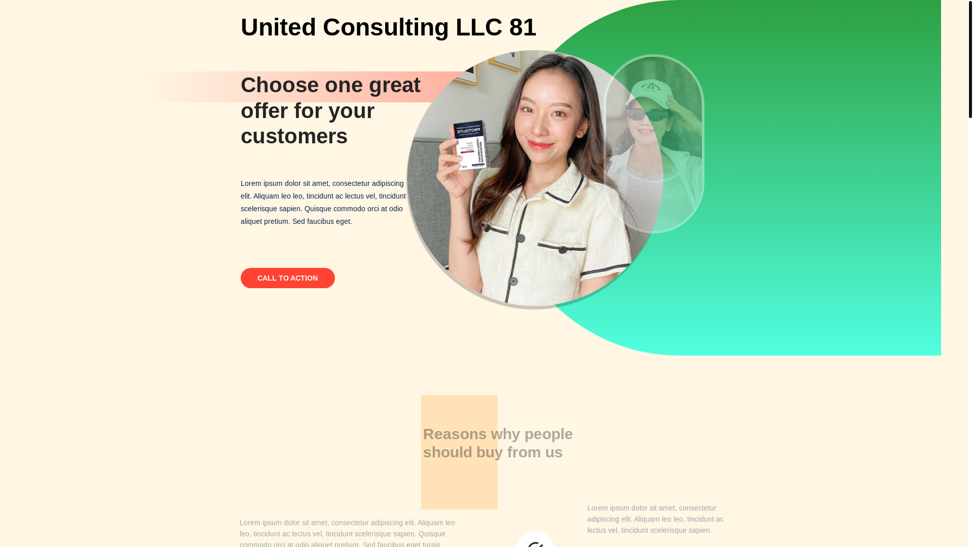 website screenshot of https://unitedconsulting81.shop/