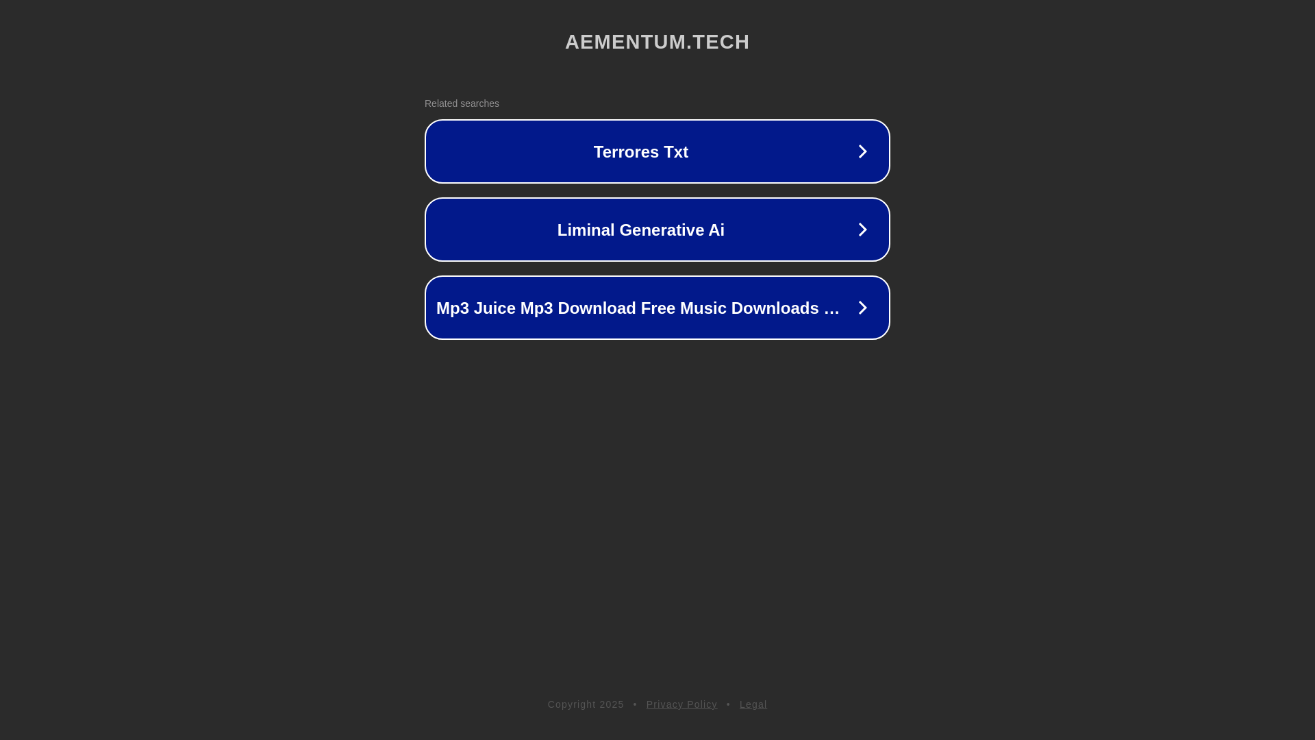 website screenshot of https://aementum.tech/