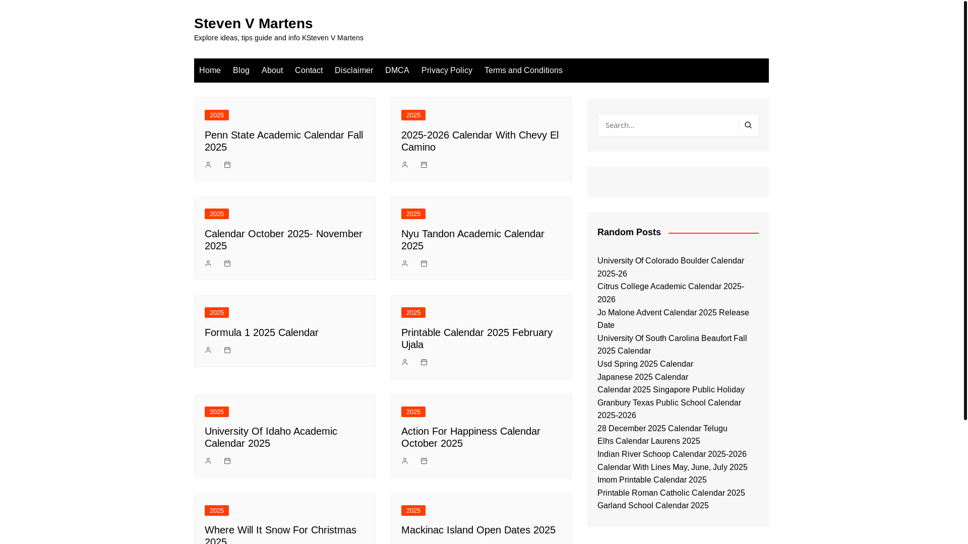 website screenshot of https://stevenvmartensc.pages.dev/