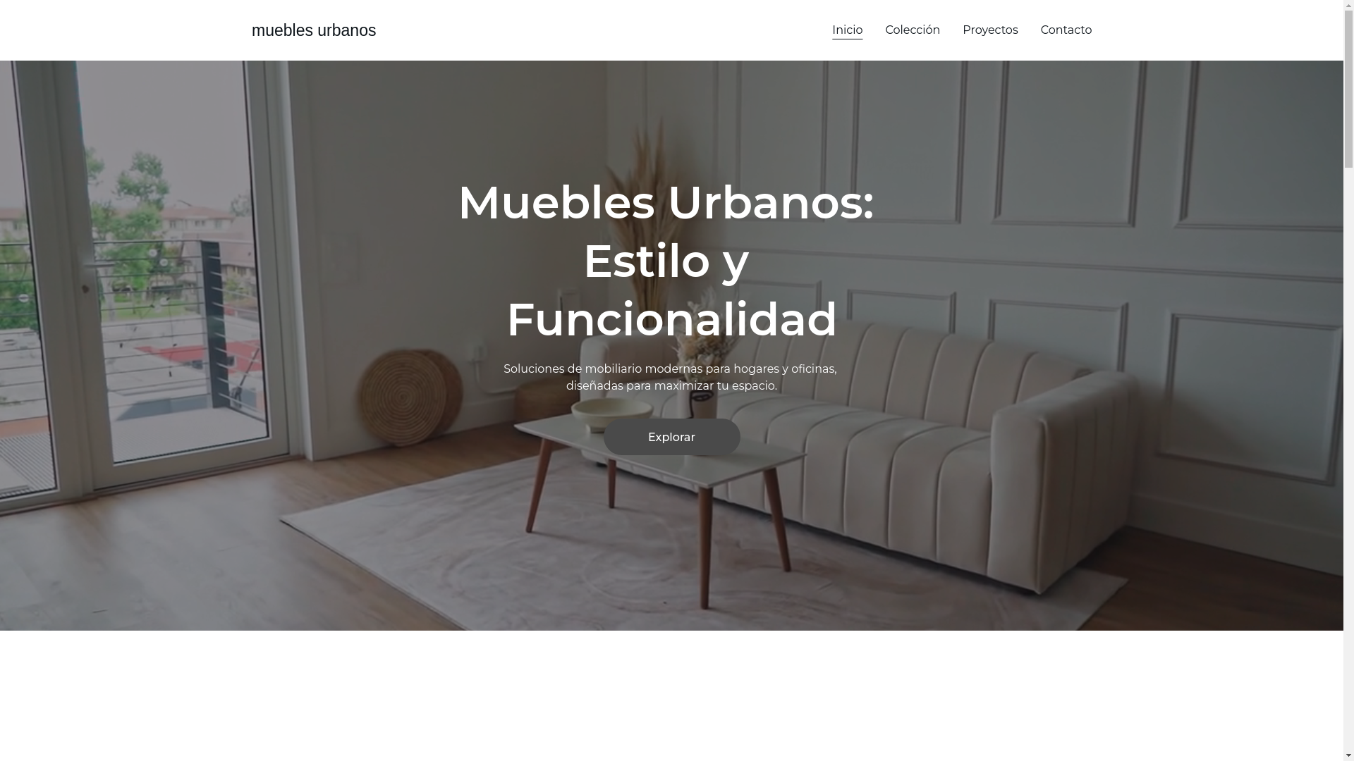 website screenshot of https://mueblesurbanos.fun/