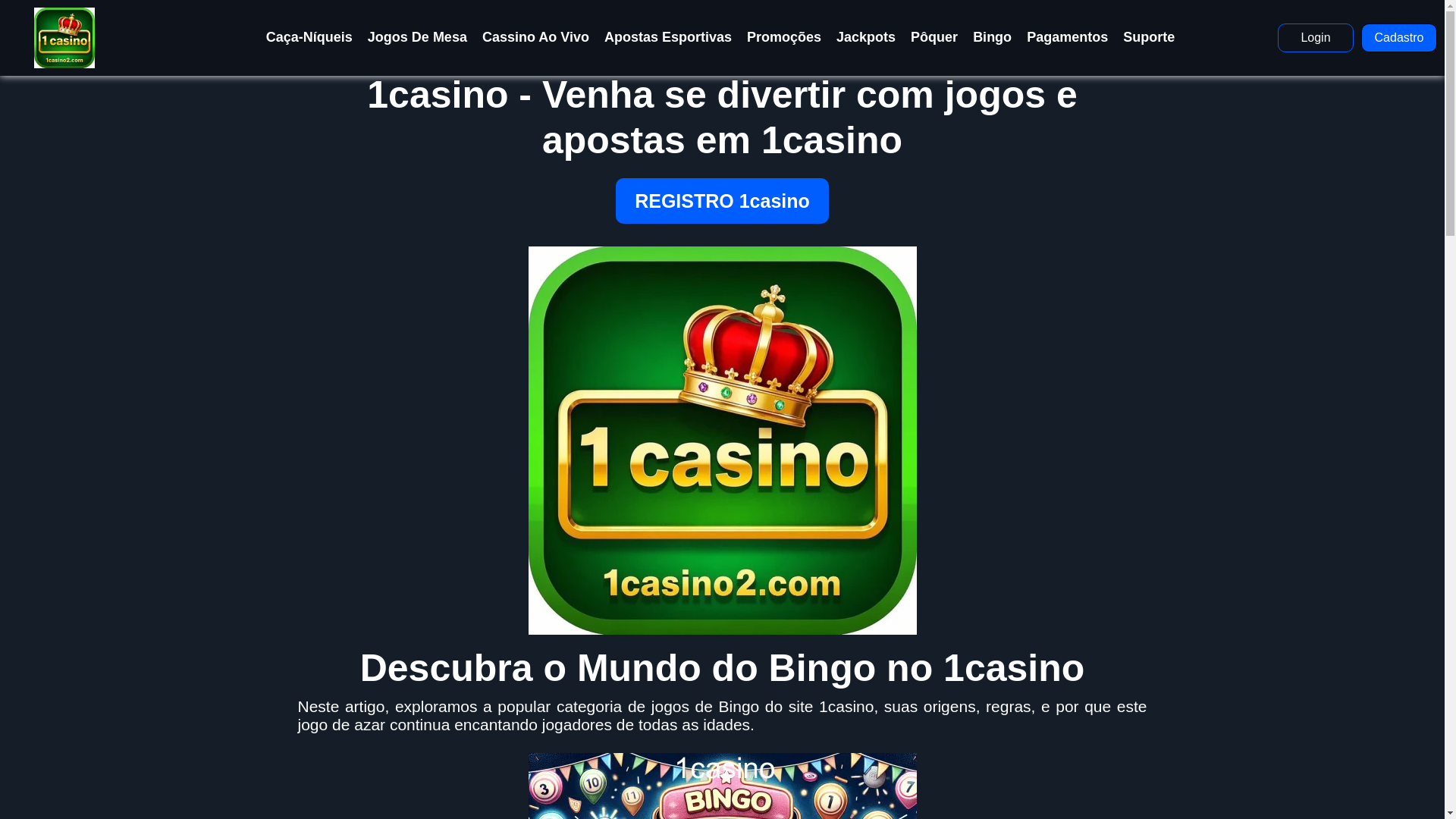 website screenshot of https://1casino2.com/