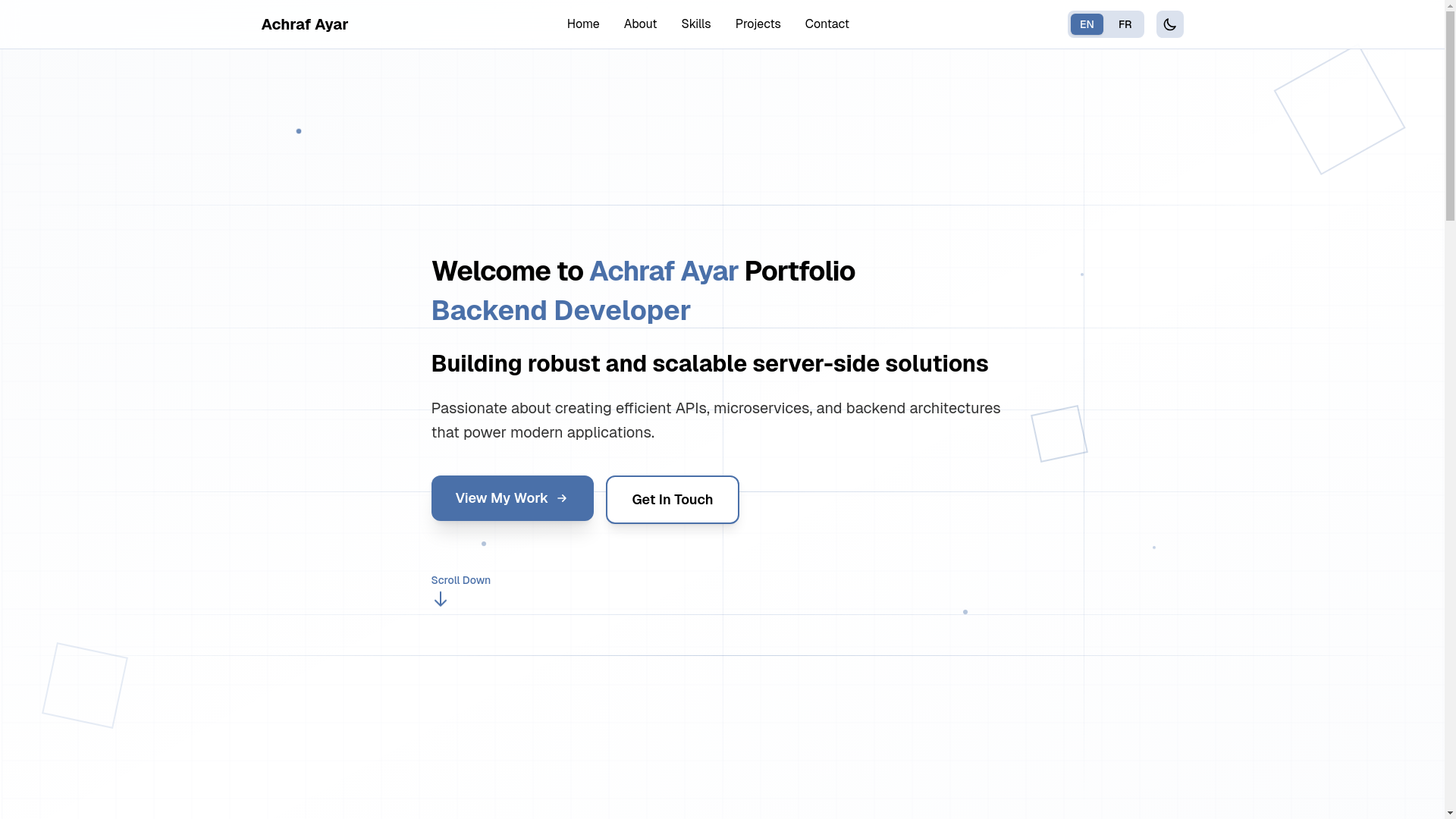 website screenshot of https://refayar.com/